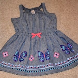 GYMBOREE Butterfly Dress sz 5 LNC